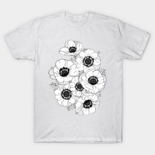 White Anemones T-Shirt